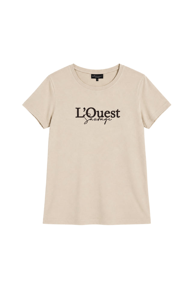 T-shirt L'Quest Warm Ivory