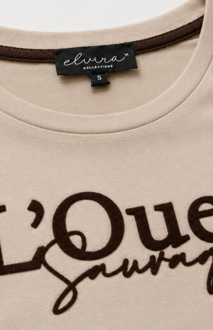 T-shirt L'Quest Warm Ivory