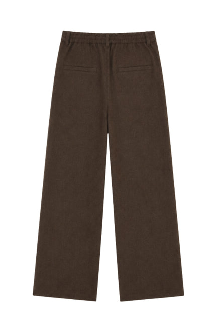 Broek Riley Dark Coffee Zigzag