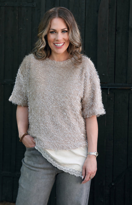 Top Fluffy Taupe 475675