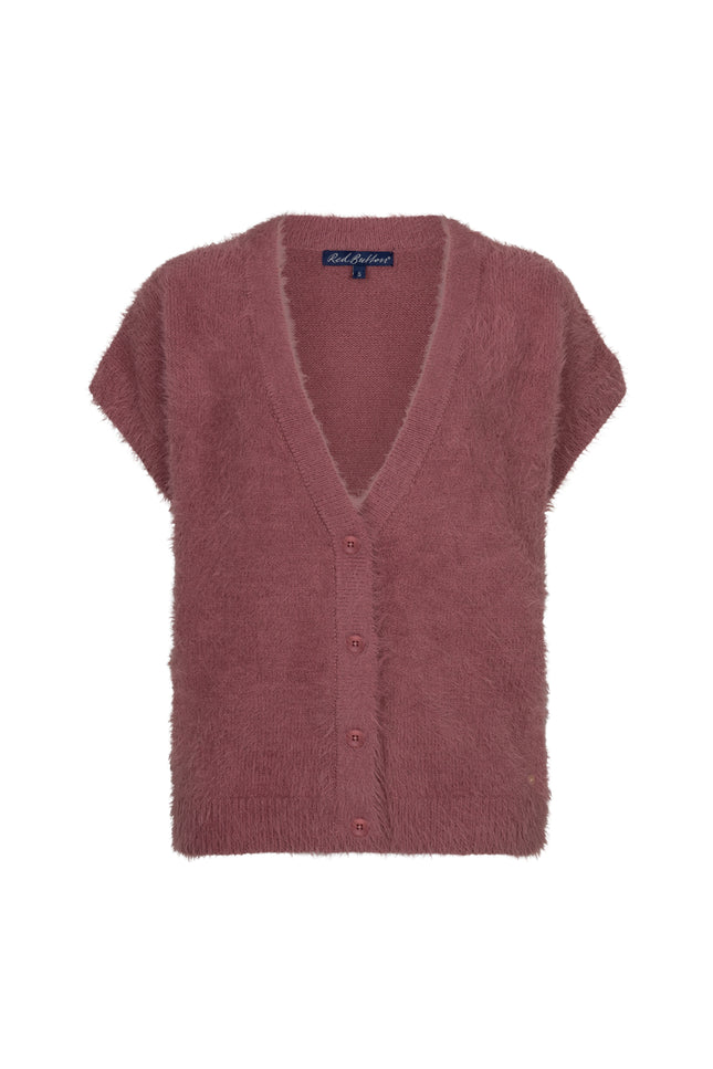 Top Sleeveless Fuzzy Mauve SRB5116