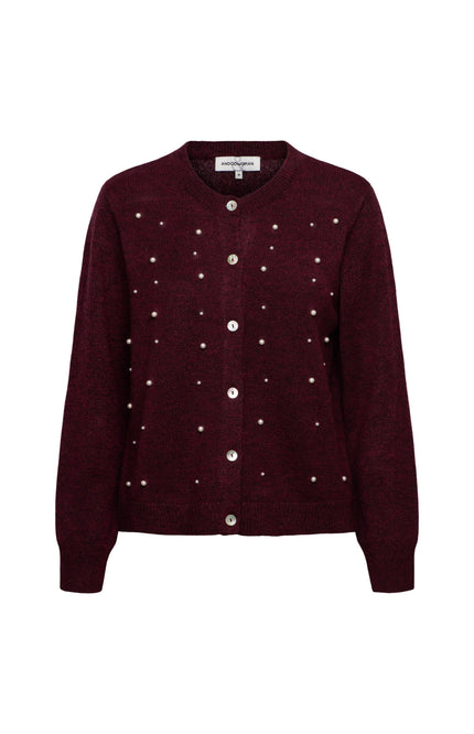 Vest Boukje Burgundy CA128