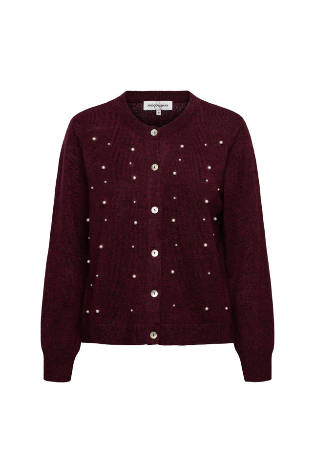 Vest Boukje Burgundy CA128