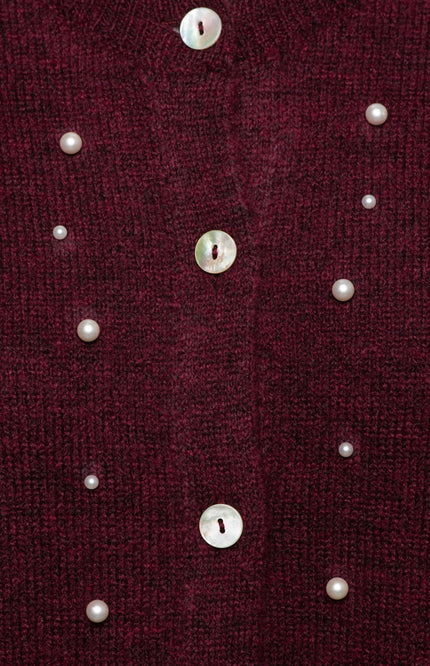 Vest Boukje Burgundy CA128