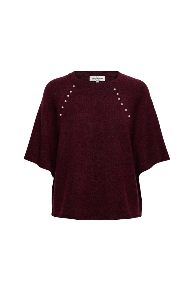Trui Boukje Burgundy PU149