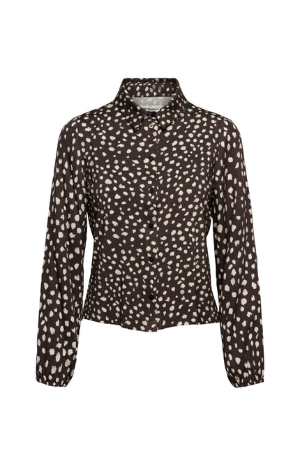 Blouse Anja Bambi Dark Chocolate BL458