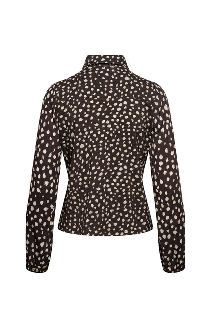 Blouse Anja Bambi Dark Chocolate BL458