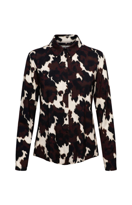 Blouse Lotte Cow Black Multi BL459