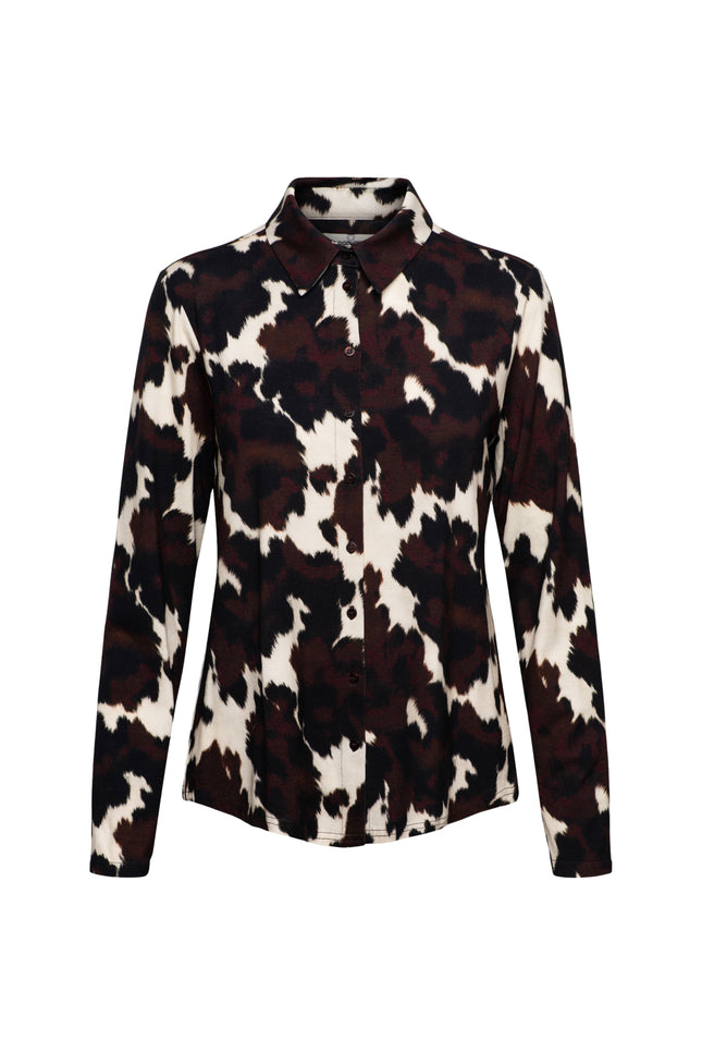 Blouse Lotte Cow Black Multi BL459