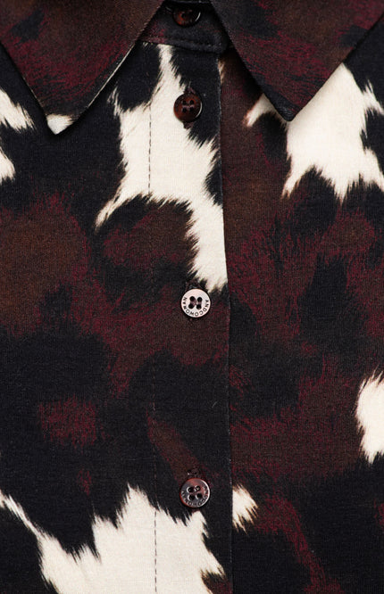 Blouse Lotte Cow Black Multi BL459