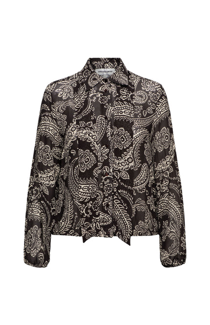 Blouse Alisha Paisley Dark Chocolate BL463