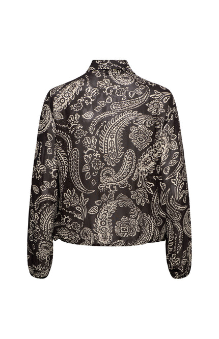 Blouse Alisha Paisley Dark Chocolate BL463