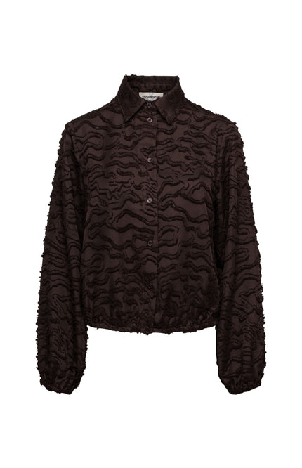 Blouse Wendelien Dark Chocolate BL464