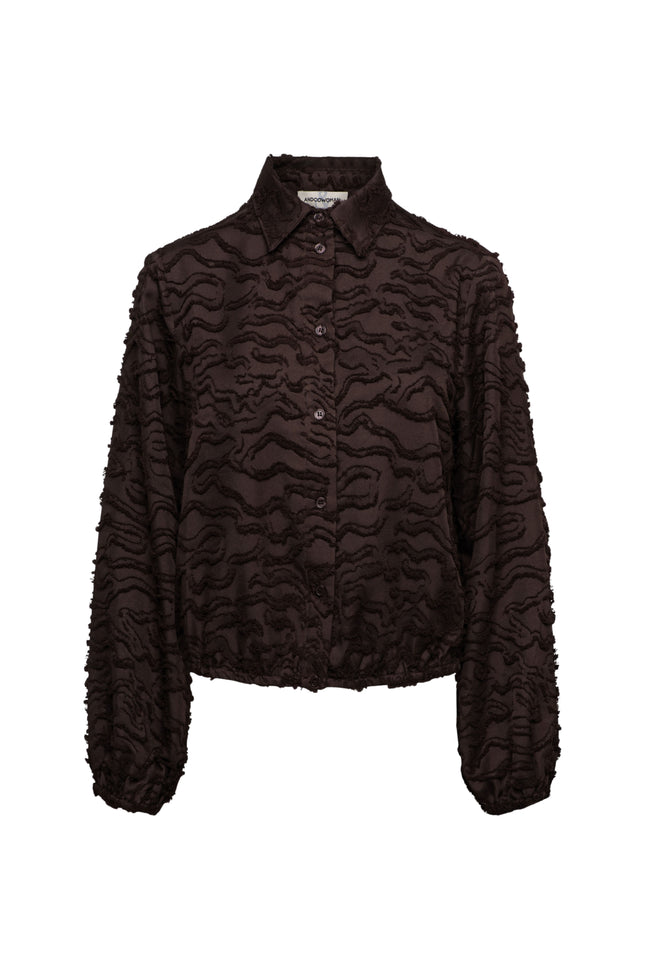 Blouse Wendelien Dark Chocolate BL464