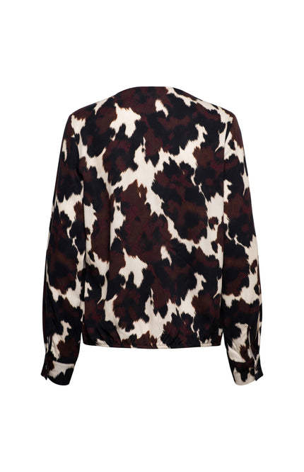 Blouse Anemoon Cow Black Multi TO393