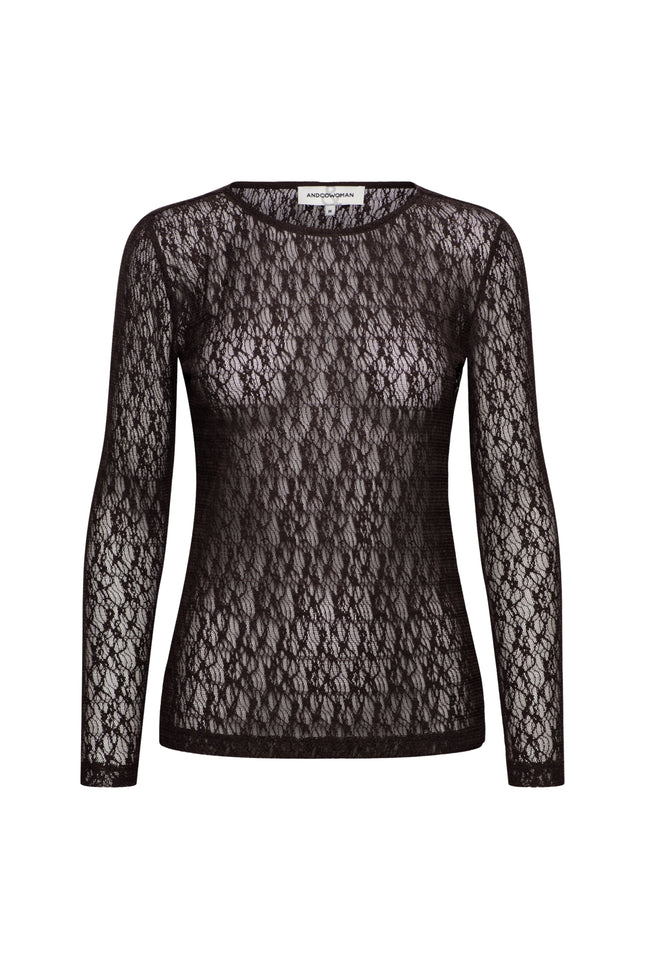 Top Tris Lace Dark Chocolate TO390