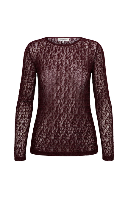 Top Tris Lace Burgundy TO390