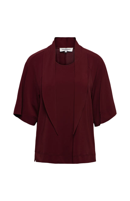 Top Rianne Burgundy TO388