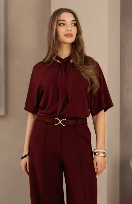 Top Rianne Burgundy TO388