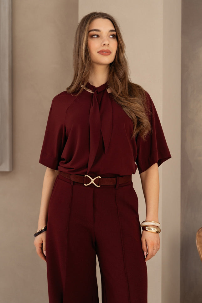 Top Rianne Burgundy TO388