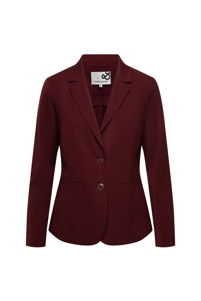 Travel Blazer Phileine Burgundy BZ110-2