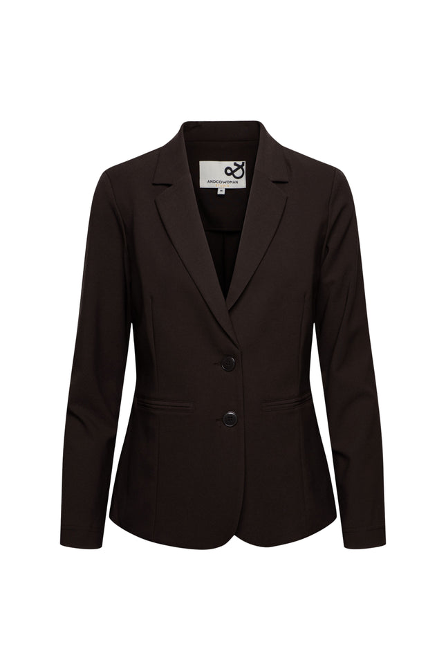 Heavy Travel Blazer Phileine Dark Chocolate BZ167