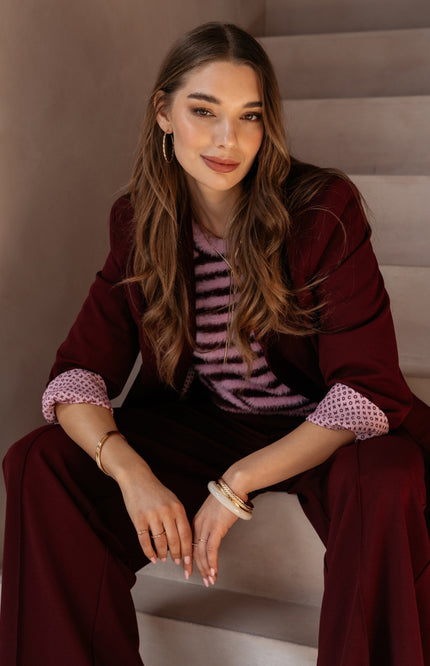 Blazer Glennis Burgundy BL184