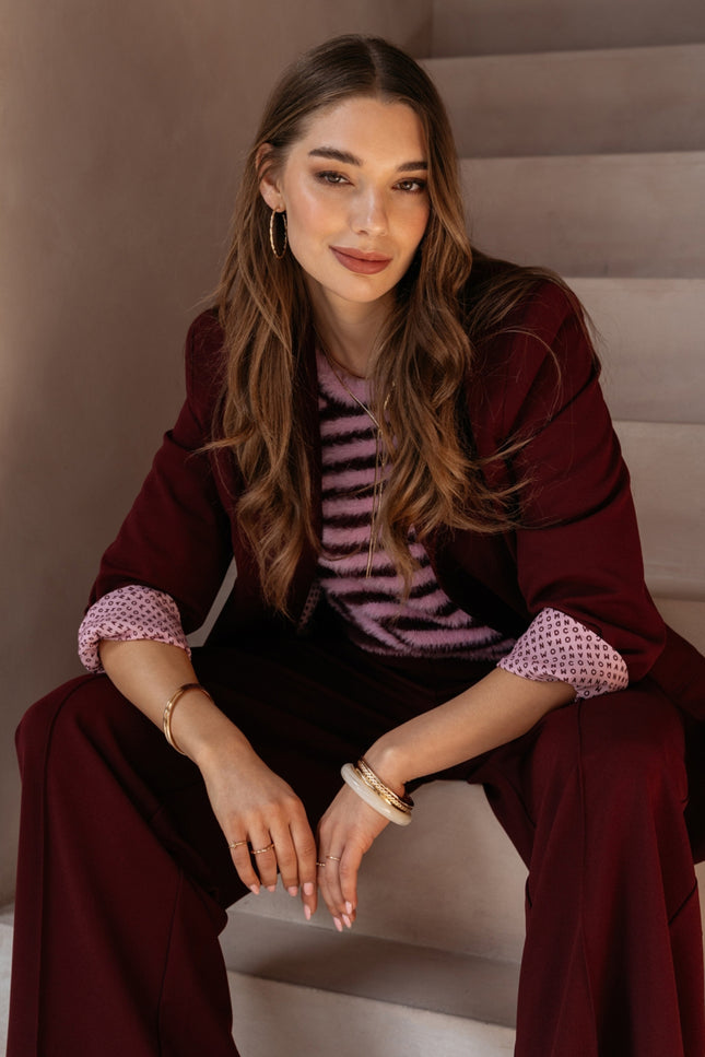 Blazer Glennis Burgundy BL184