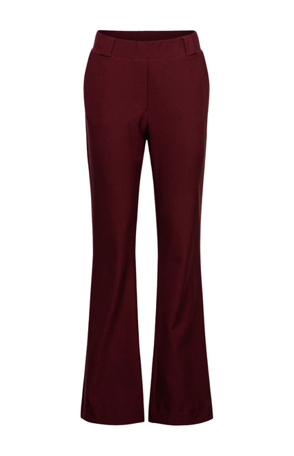 Heavy Travel Broek Penelope Burgundy PA462