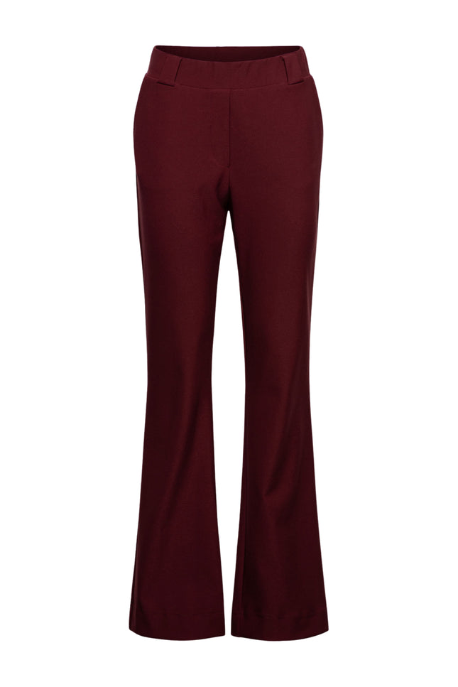 Heavy Travel Broek Penelope Burgundy PA462