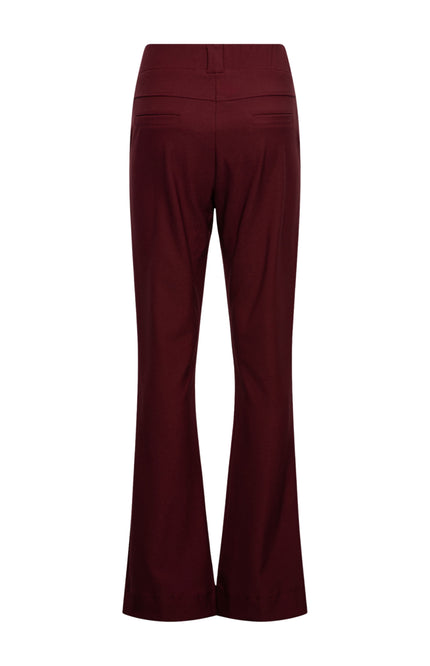 Heavy Travel Broek Penelope Burgundy PA462