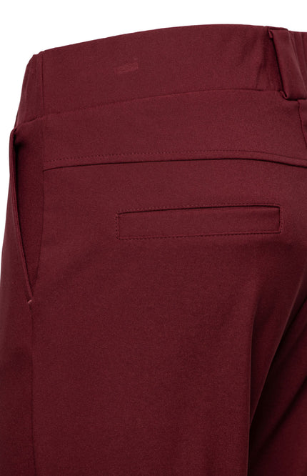 Heavy Travel Broek Penelope Burgundy PA462