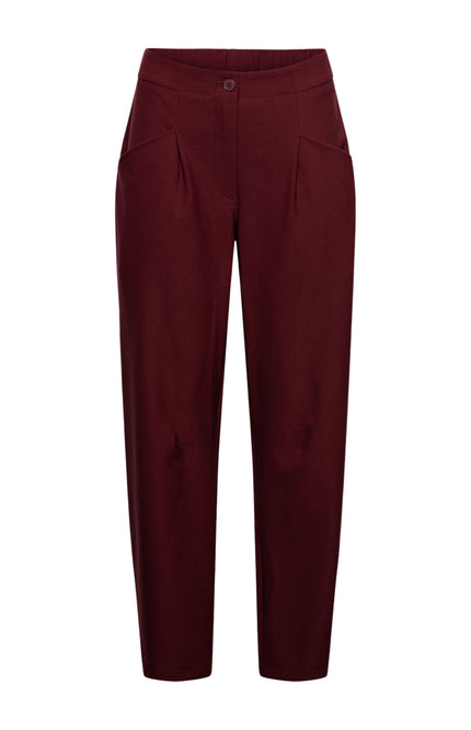Heavy Travel Broek Pris Burgundy PA459