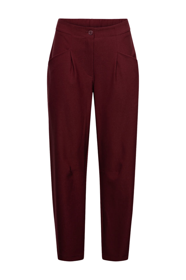 Heavy Travel Broek Pris Burgundy PA459