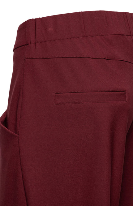 Heavy Travel Broek Pris Burgundy PA459