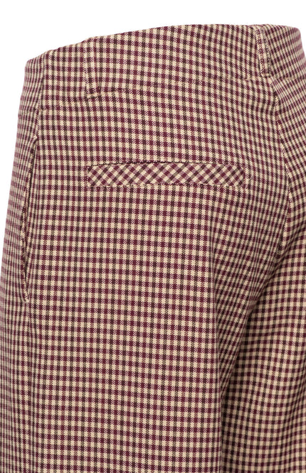Broek Elieke Check Sand Multi PA457