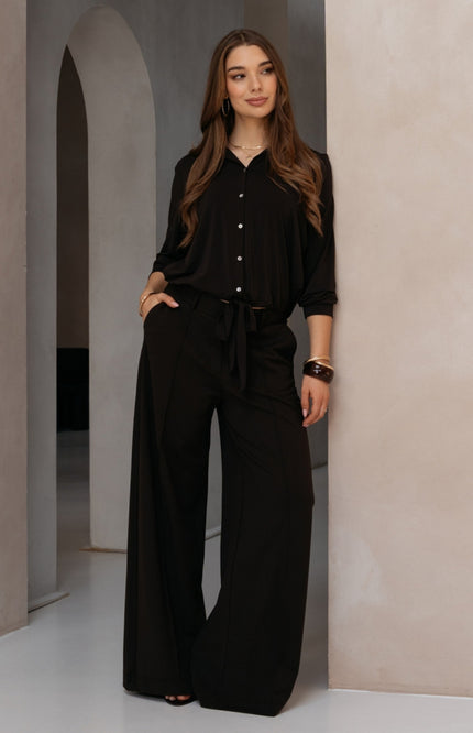 Broek Geniva Dark Chocolate PA452