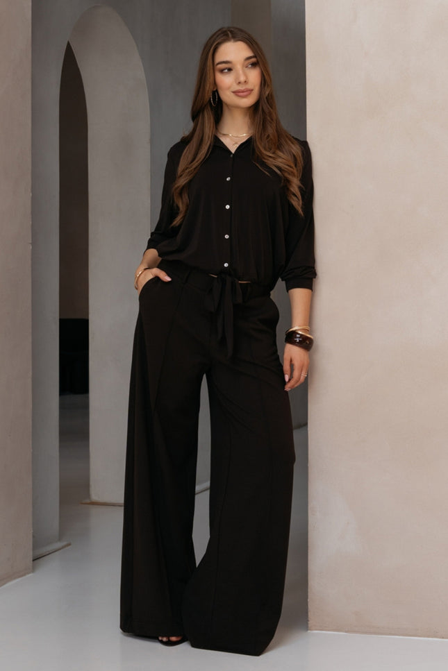 Broek Geniva Dark Chocolate PA452