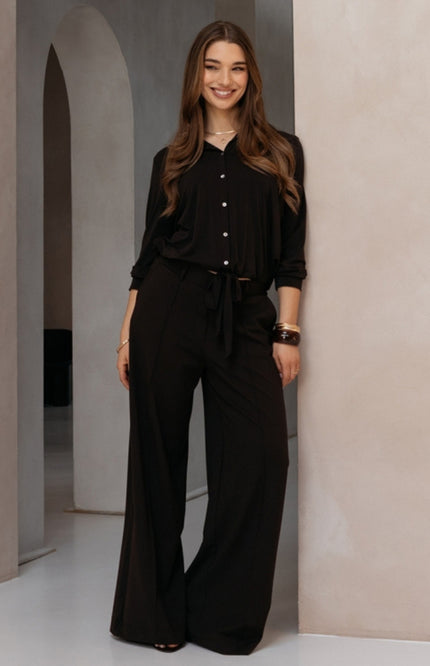 Broek Geniva Dark Chocolate PA452