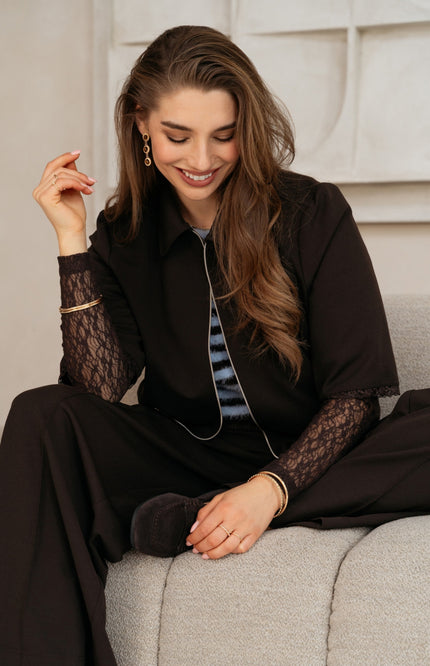 Jacket Ginni Dark Chocolate JA168