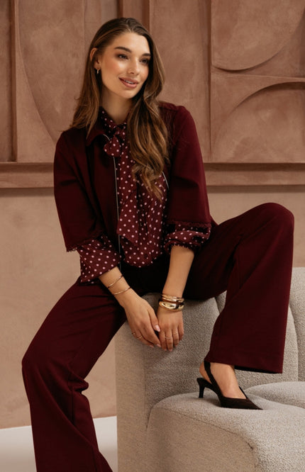 Jacket Ginni Burgundy JA168