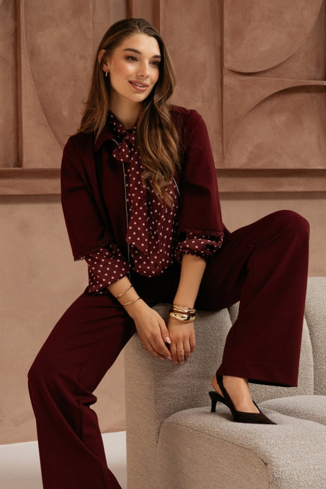 Jacket Ginni Burgundy JA168
