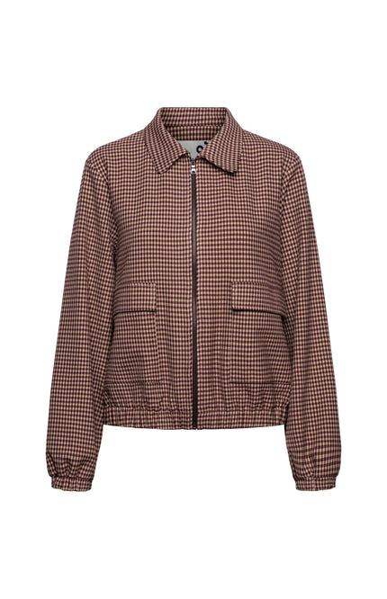 Jacket Ceylin Check Sand Multi JA169