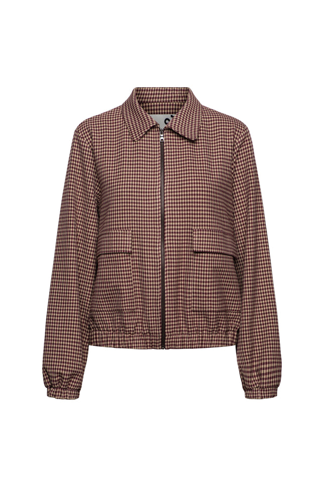 Jacket Ceylin Check Sand Multi JA169