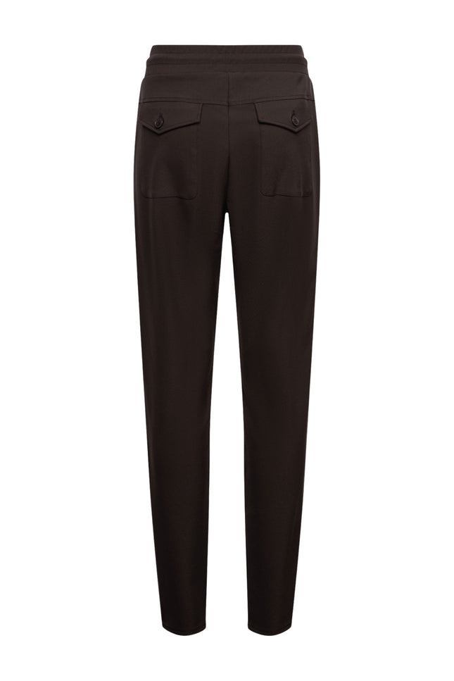 Heavy Travel Broek Penny Dark Chocolate PA347