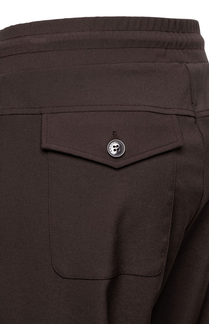 Heavy Travel Broek Penny Dark Chocolate PA347
