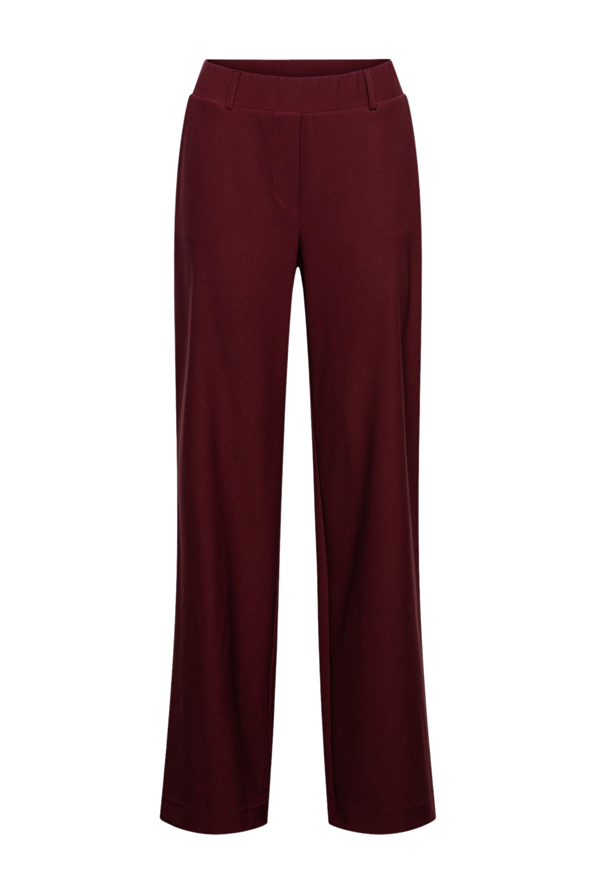 Zwarte heavy travel broek Patrice van &Co woman, comfortabel en stijlvol met rechte snit en praktische zakken.
