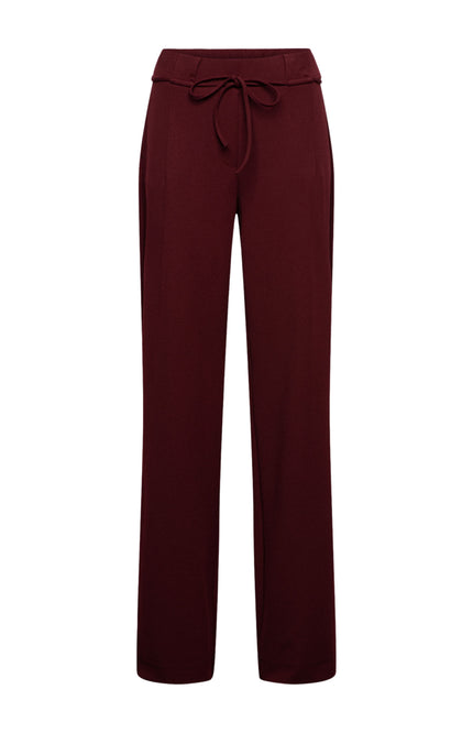 Broek Grace Burgundy PA409