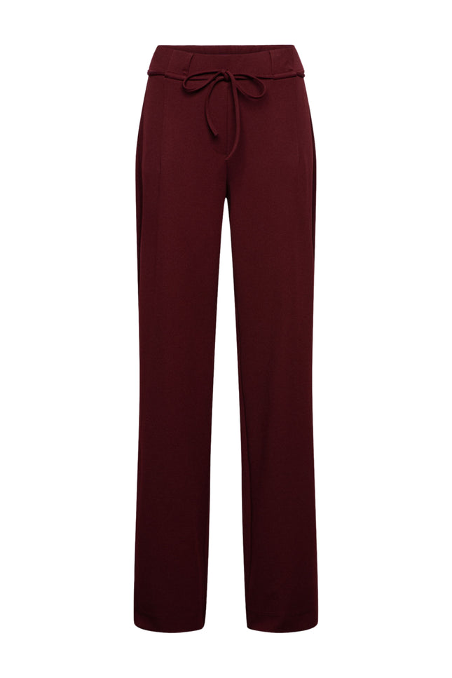 Broek Grace Burgundy PA409