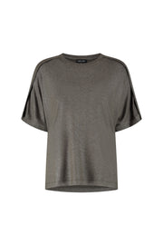 Lady Day Top Thyme Deep Forest, stijlvolle dames top met diepe bosgroene kleur, casual en comfortabel draagbaar.